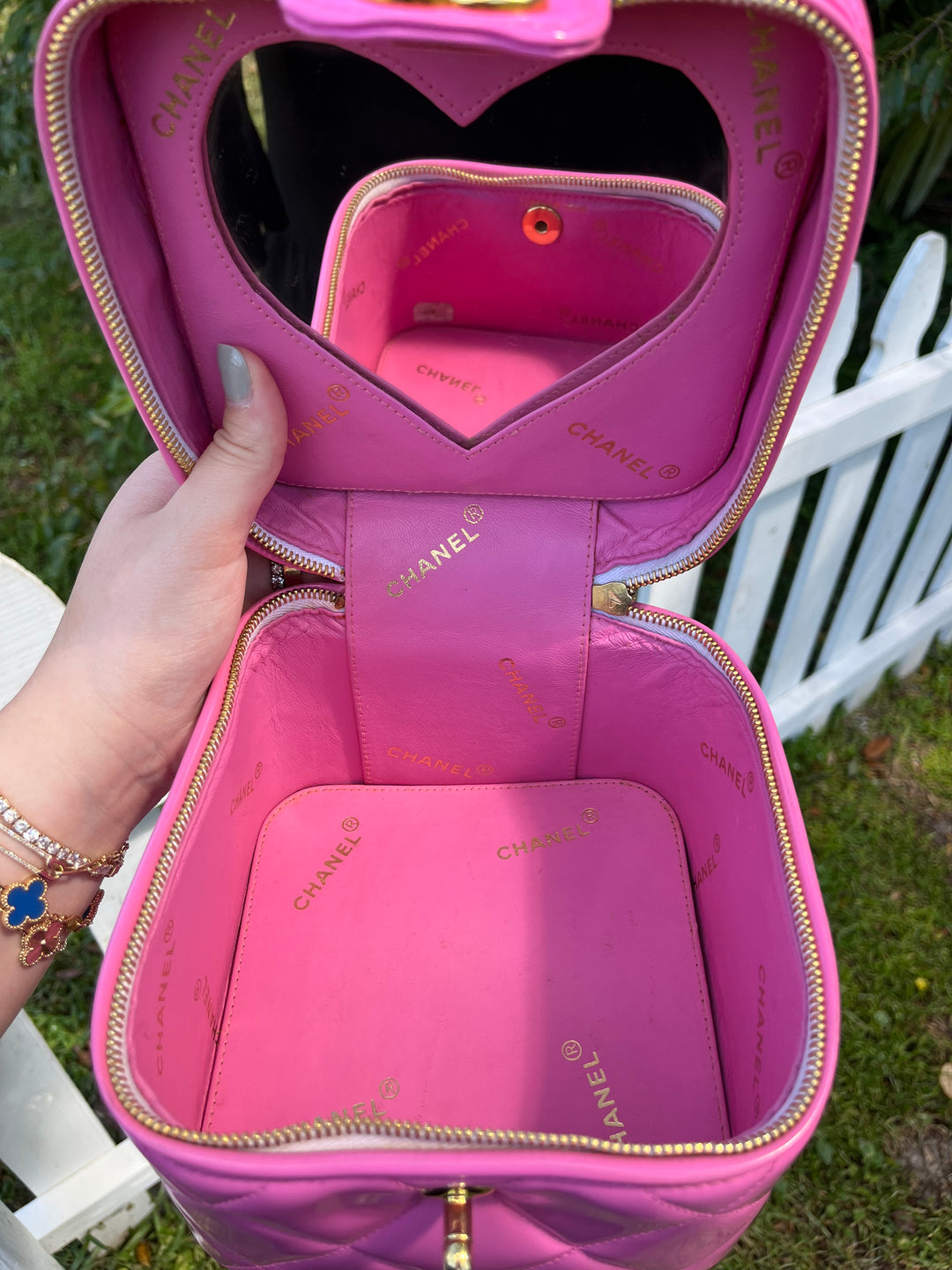 Chanel 1995 Barbie Collection Pink Vanity Case