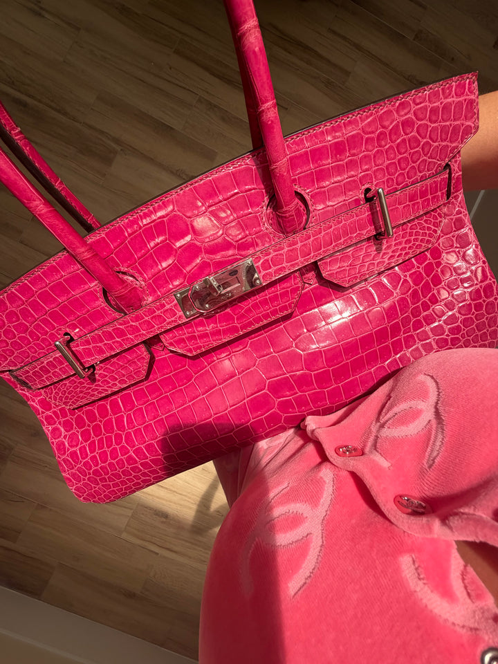 Chanel 1996 Pink Velour CC Romper