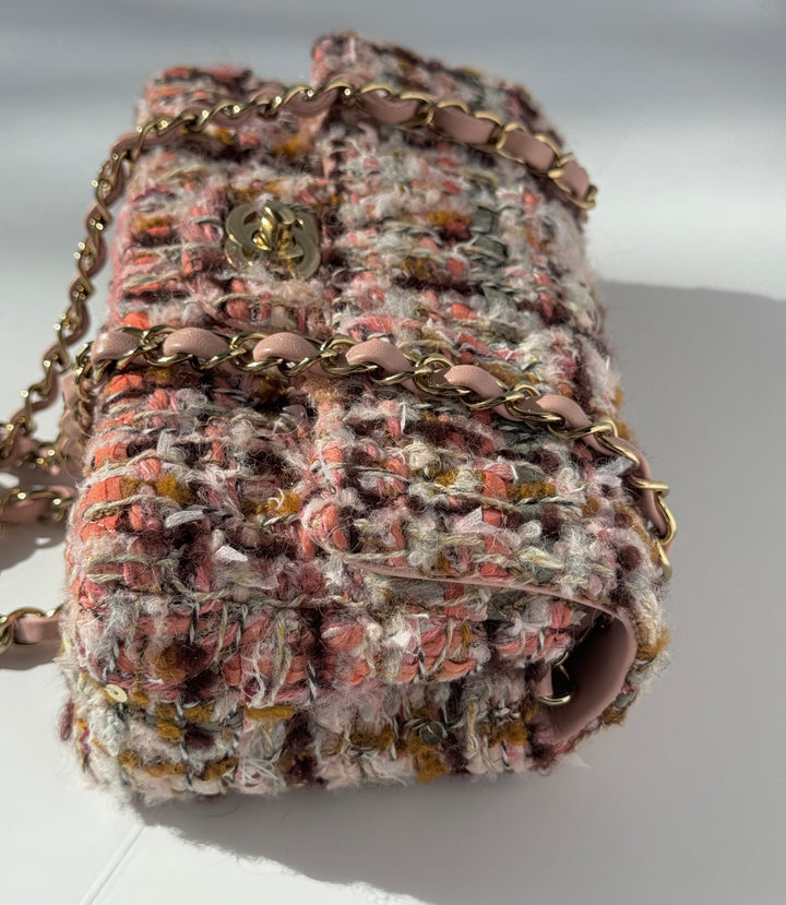 Chanel 2023 Tweed Mini Rectangular Flap Bag