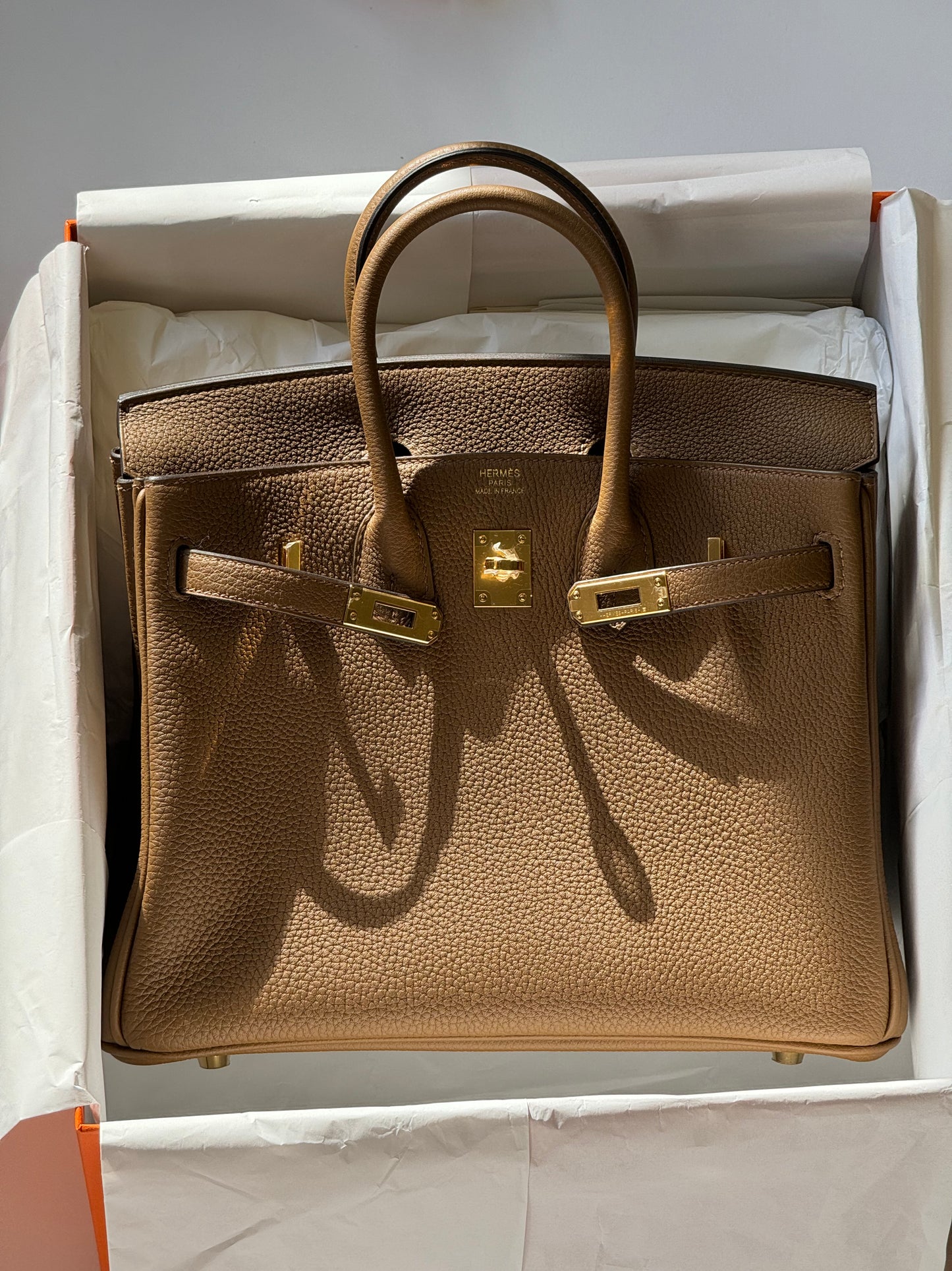 NIB 2024 Hermes Alezan Togo Birkin 25