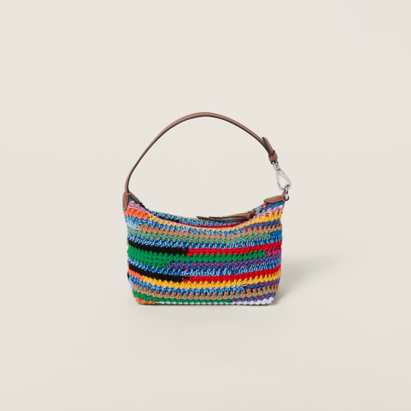 Miu Miu Crochet Multicolor Pouch Bag