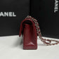 Chanel 19b Burgundy Small Caviar Classic Flap