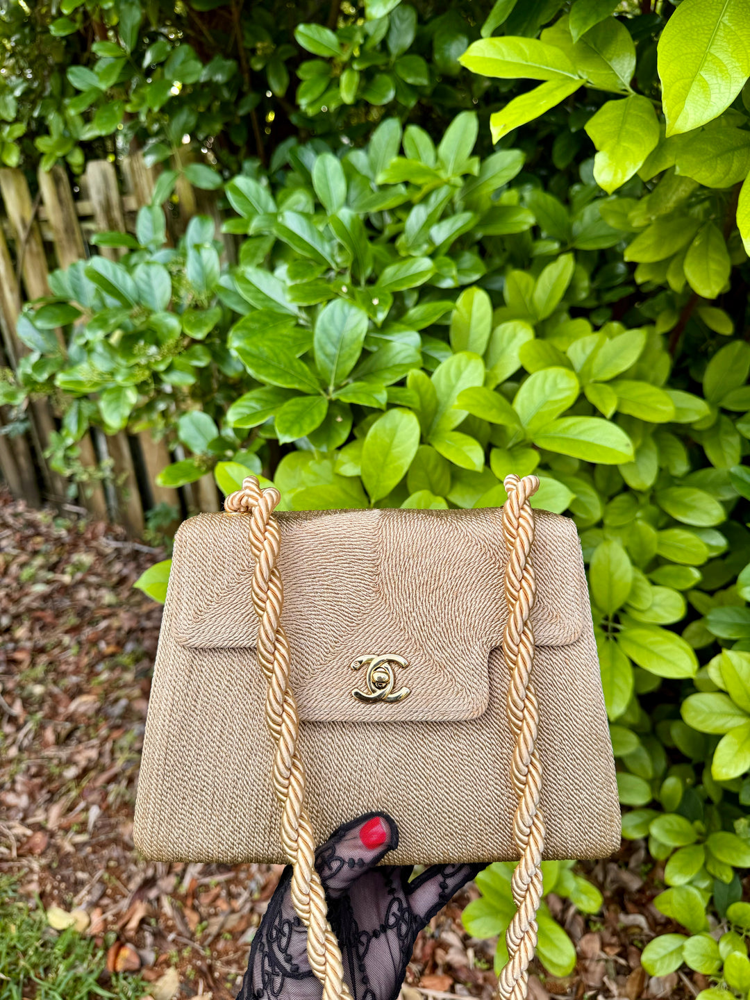 Chanel Rope Bag Chanel RARE Vintage Silk Rope Flap Bag – Its A Luv Story