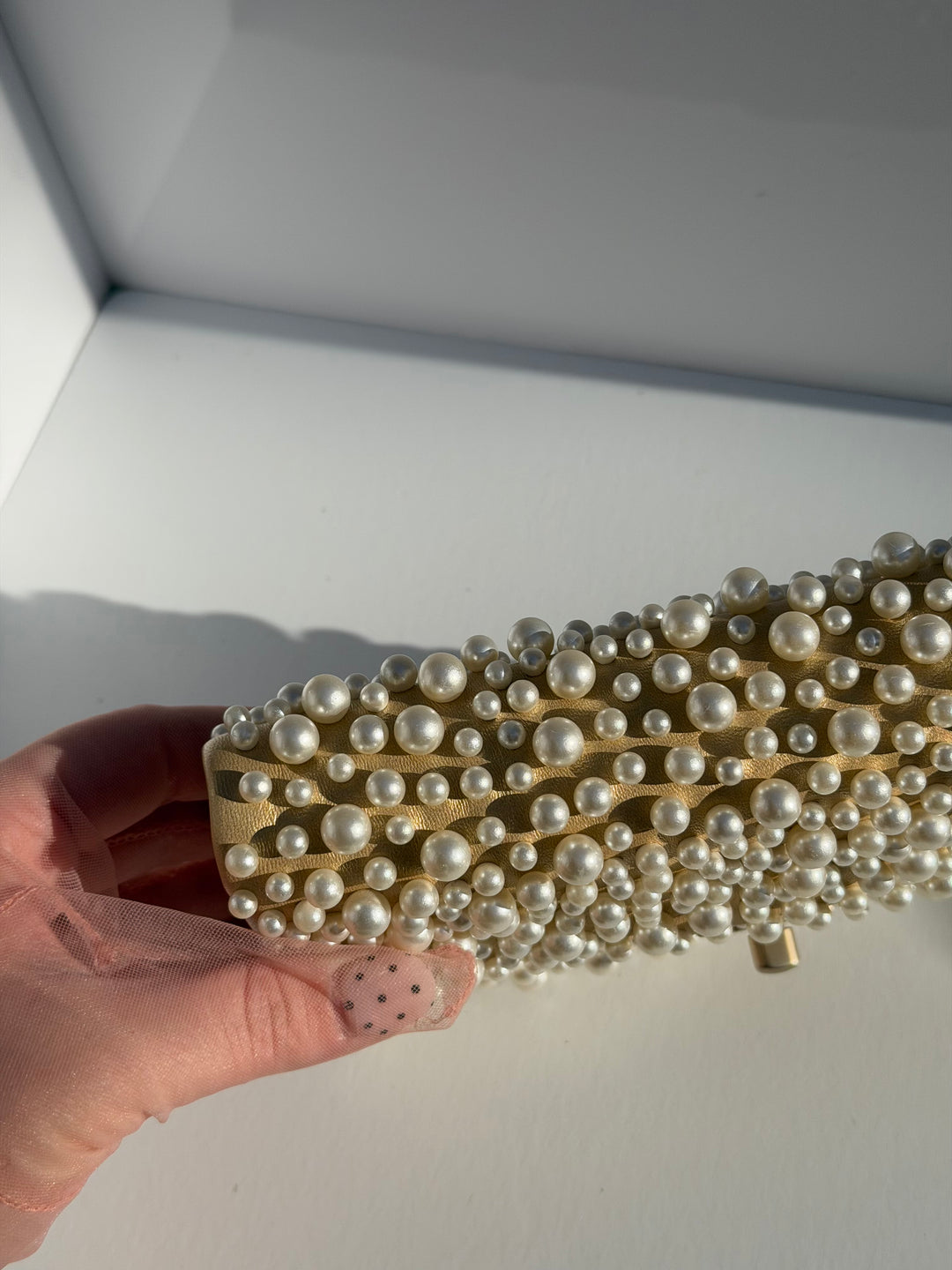 Chanel Paris Dubai Gold Metallic Pearly WOC