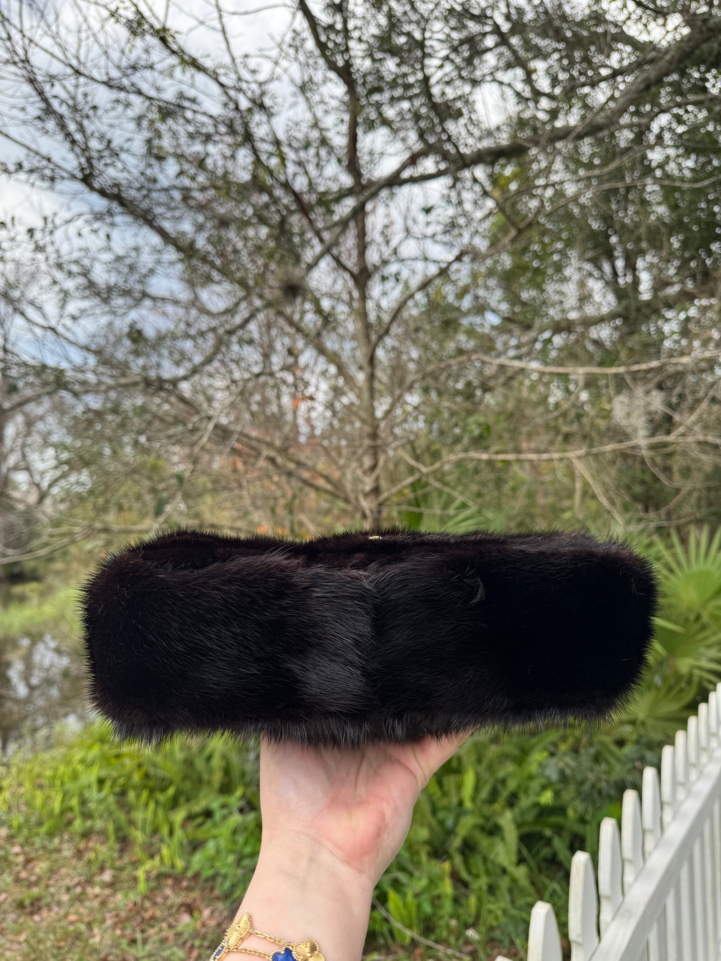 Chanel RARE 100% Genuine Mink Fur Kelly