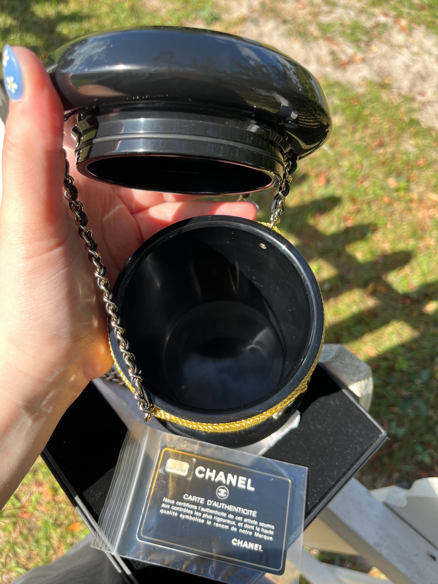 Chanel Collectors Plexiglass Spool Minaudière