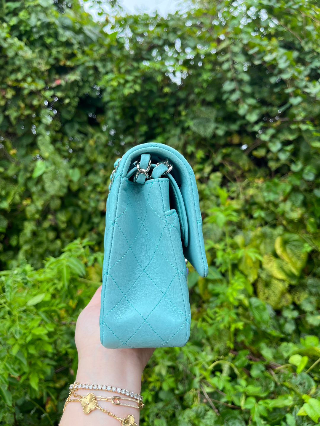 Chanel 2019 Tiffany Lambskin Medium Flap Bag