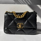 Chanel Small Black 19 Flap