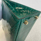 Hermes 2019 Emerald Green Shiny Alligator Kelly 25 Sellier