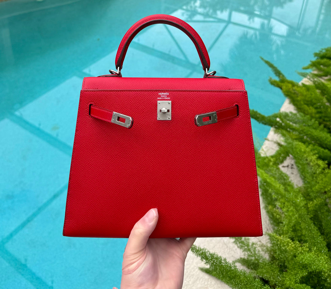 Hermes 2018 Rouge Casaque Epsom Kelly 25