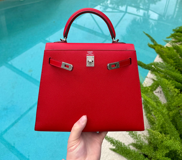 Hermes 2018 Rouge Casaque Epsom Kelly 25