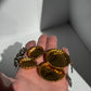 Christian Dior Vintage Bottle Cap Clip On Earrings