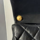 Chanel Lacquered Metal Small CC Lambskin Flap Bag