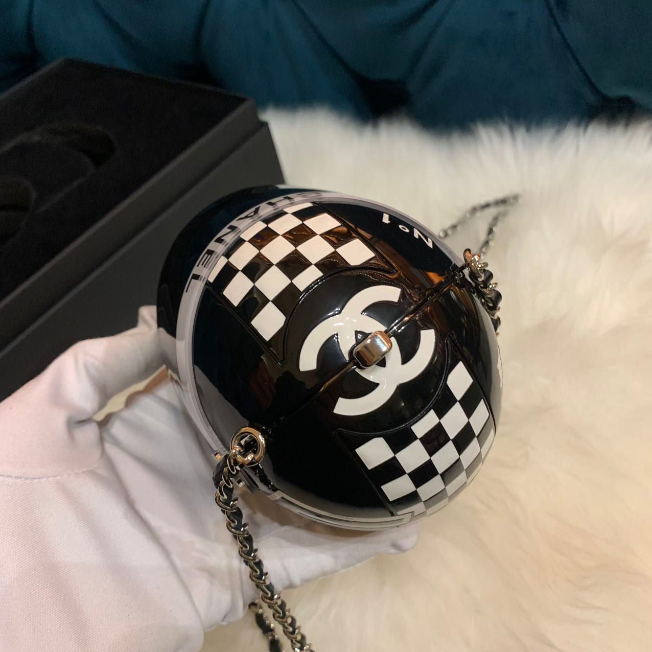 Chanel 2023 Monte Carlo Helmet Minaudiere