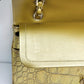 Chanel Metallic Gold Croc Embossed Medium Classic Flap Bag
