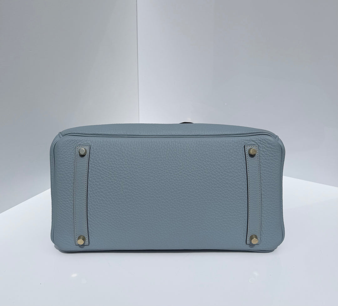 Hermès Birkin 35 Bleu Lin Togo Gold Hardware 2012