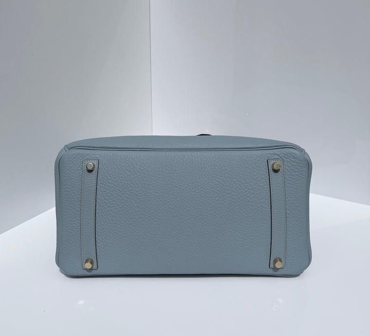 Hermès Birkin 35 Bleu Lin Togo Gold Hardware 2012