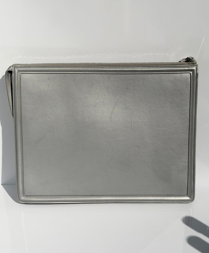 Chanel Rare LED XL Clutch Silver 2017