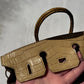 Hermes Matte Crocodile Poussiere Birkin 25 PHW