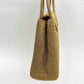 Chanel RARE 1998 Gold Silk Woven Small Kelly