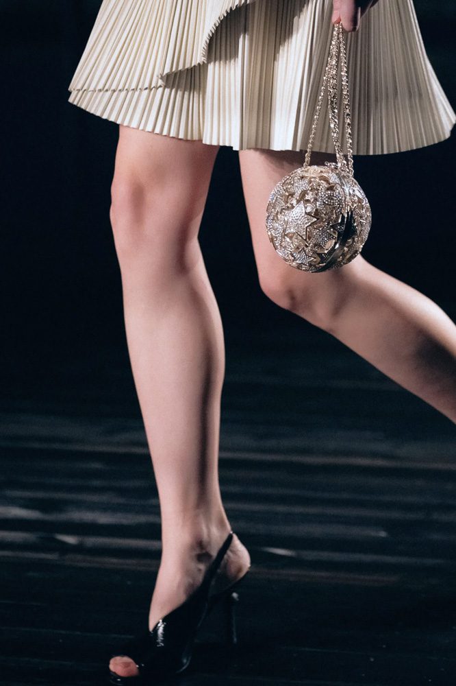 Chanel Sphere Minaudière Clutch Silver Metal & Strass Crystals Silver-Tone Hardware 2025