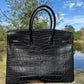 Hermes SO Black Matte Croc Birkin 35