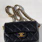 Chanel Black Iridescent My Perfect Mini Flap Bag