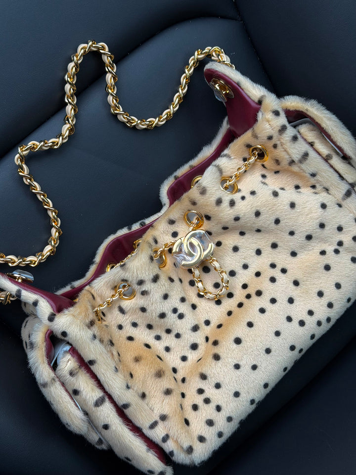 Chanel 25 Mini Handbag Brown Pony Hair Gold Tone Metal Matthieu Blazy Métiers D’Art 2026