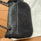 Chanel Medium Black Shearling Coco Neige Flap