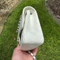 Chanel Medium White Classic Caviar Flap Bag