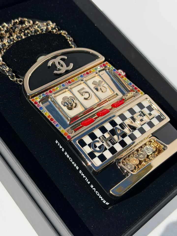 Chanel Slot Machine Casino Minaudière Gold Hardware 23C