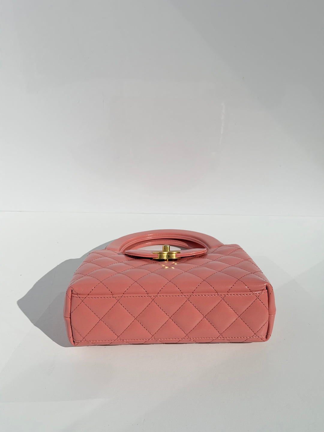 Chanel 23K Pink Aged Calfskin Mini Kelly