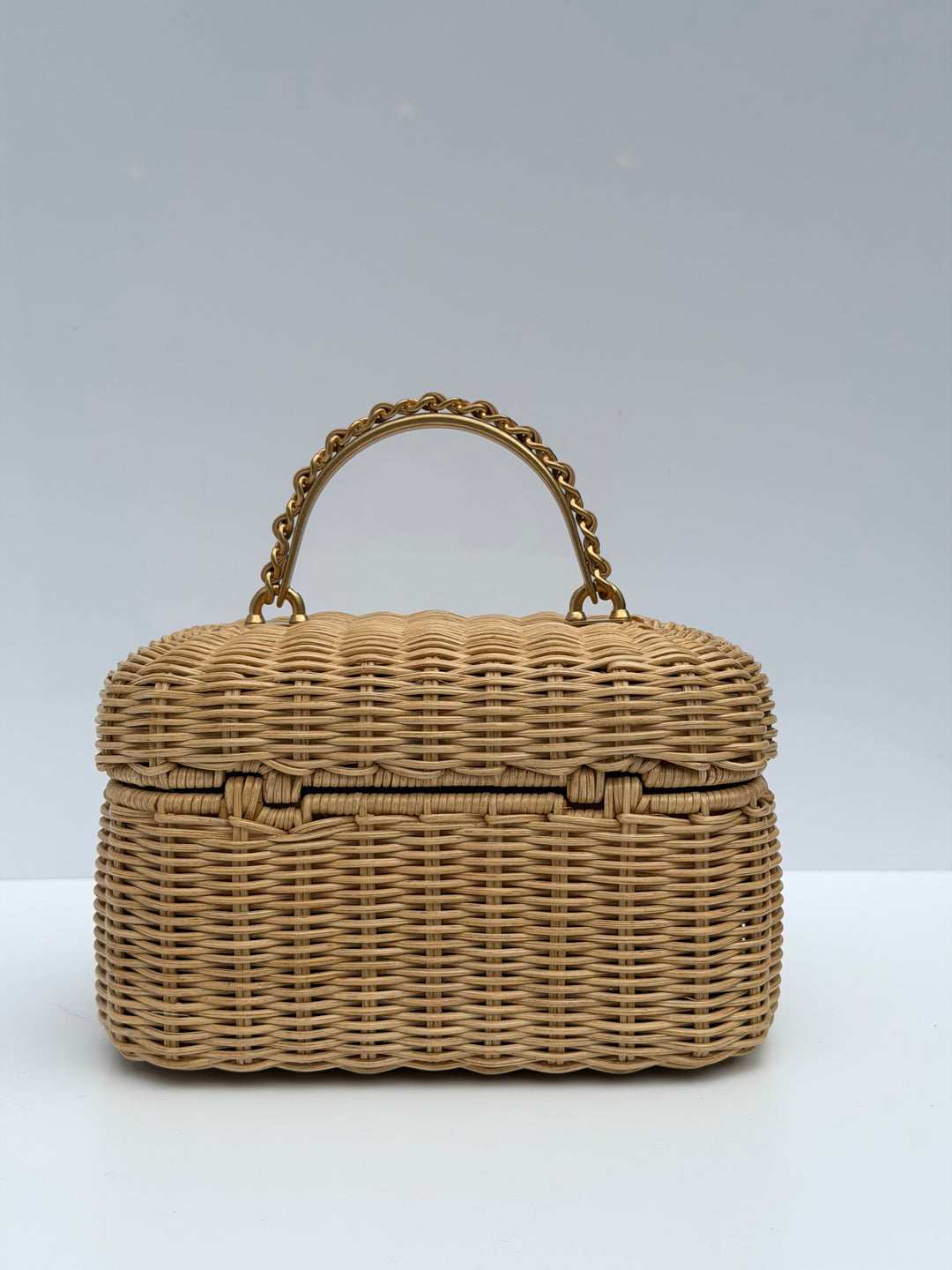 Chanel Cruise 2025/26 Braided Rattan Vanity Case