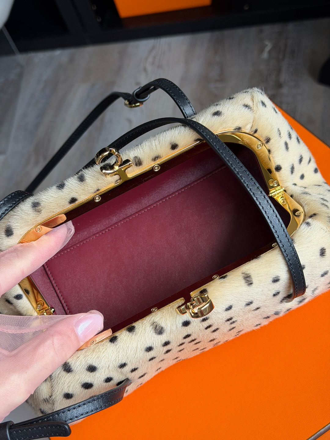 Chanel Clutch With Leather Chain Brown And Black Pony Hair Gold Tone Metal Métiers D’Art 2026