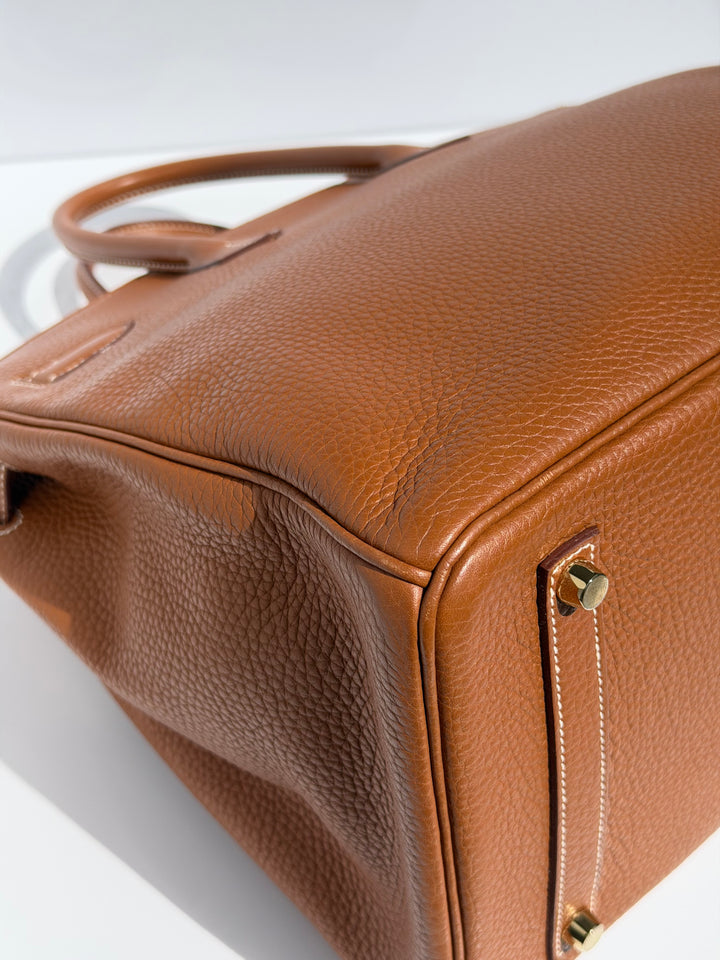 Hermès Birkin 35 Gold Gold Hardware 2015