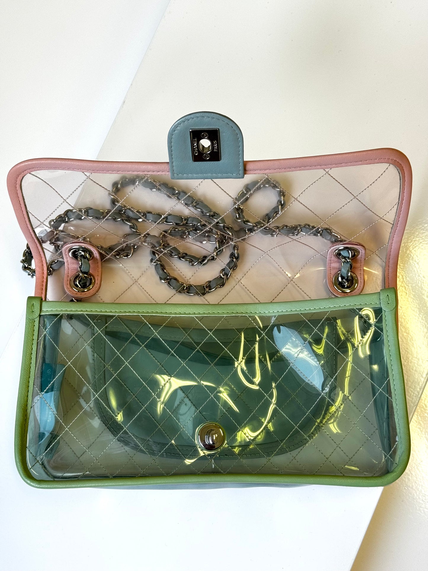 Chanel Coco Splash Medium PVC Lambskin Flap Bag