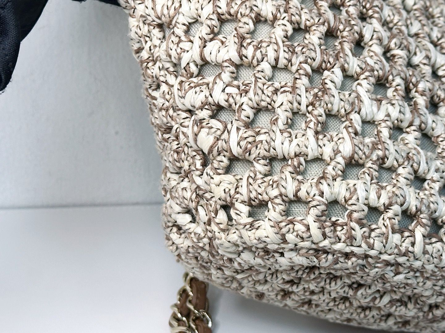 Chanel Small Crochet Shopping Tote