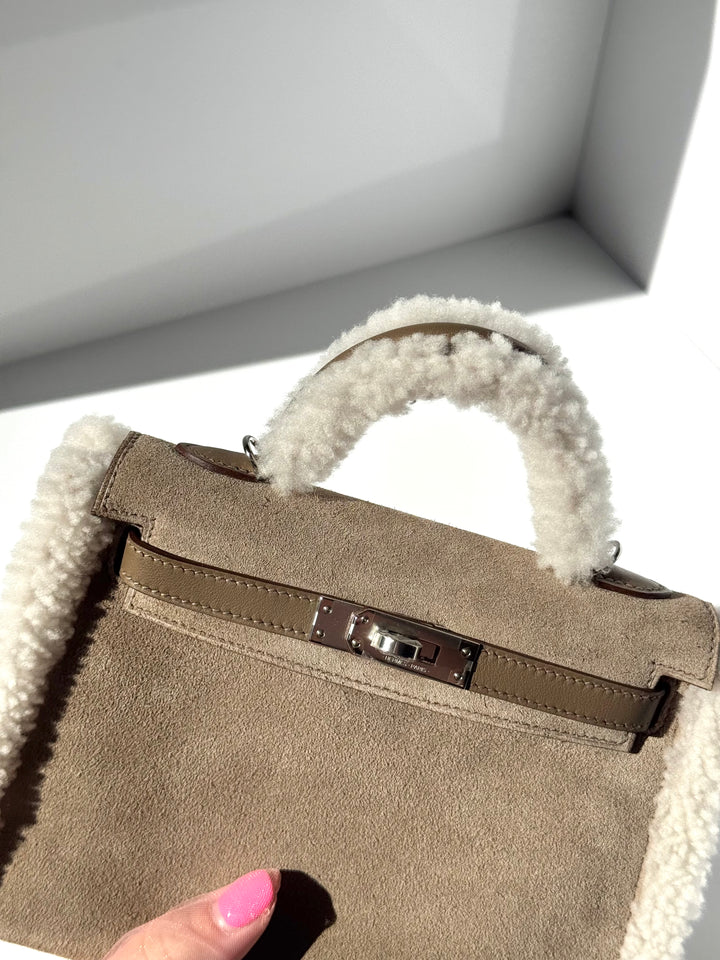 Hermes Etoupe Teddy Kelly 20
