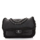 Chanel Medium Black Shearling Coco Neige Flap