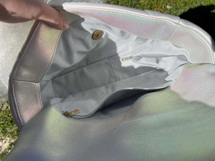 Chanel Pearl Iridescent Large 19 Flap Bag