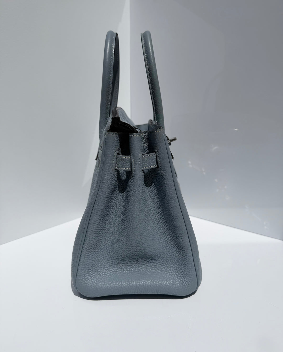 Hermès Birkin 30 Bleu Lin Togo Palladium Hardware 2012