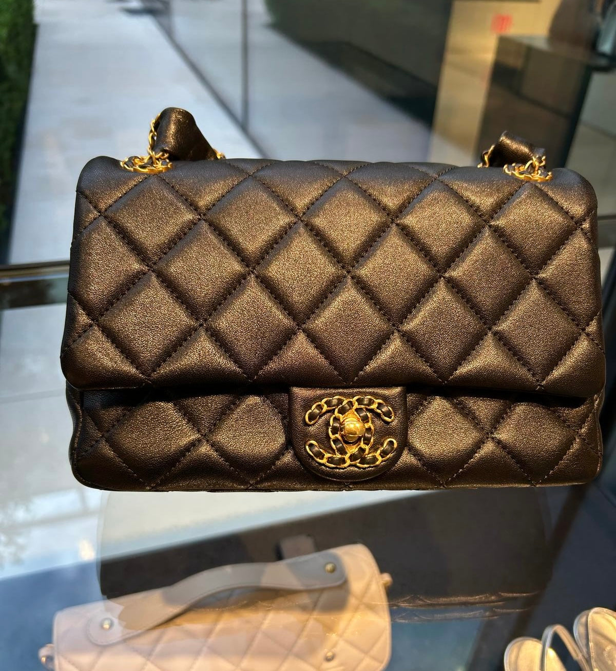 Chanel 2020 Kaitlyn Bristowe Black Medium Quilted Lambskin Flap Bag
