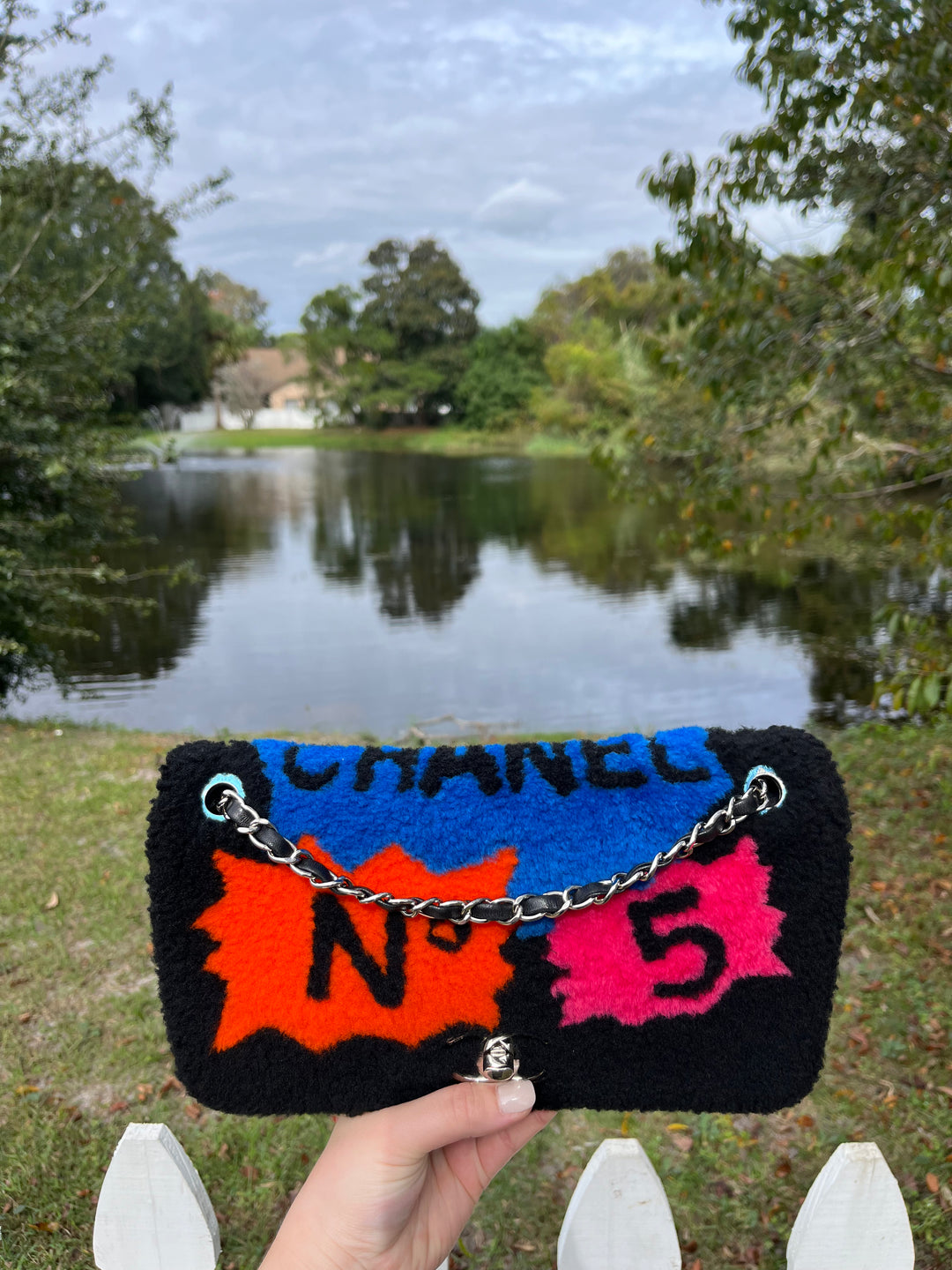 Chanel Supermarket Comic Medium Shearling Flap Bag – Its A Luv Story