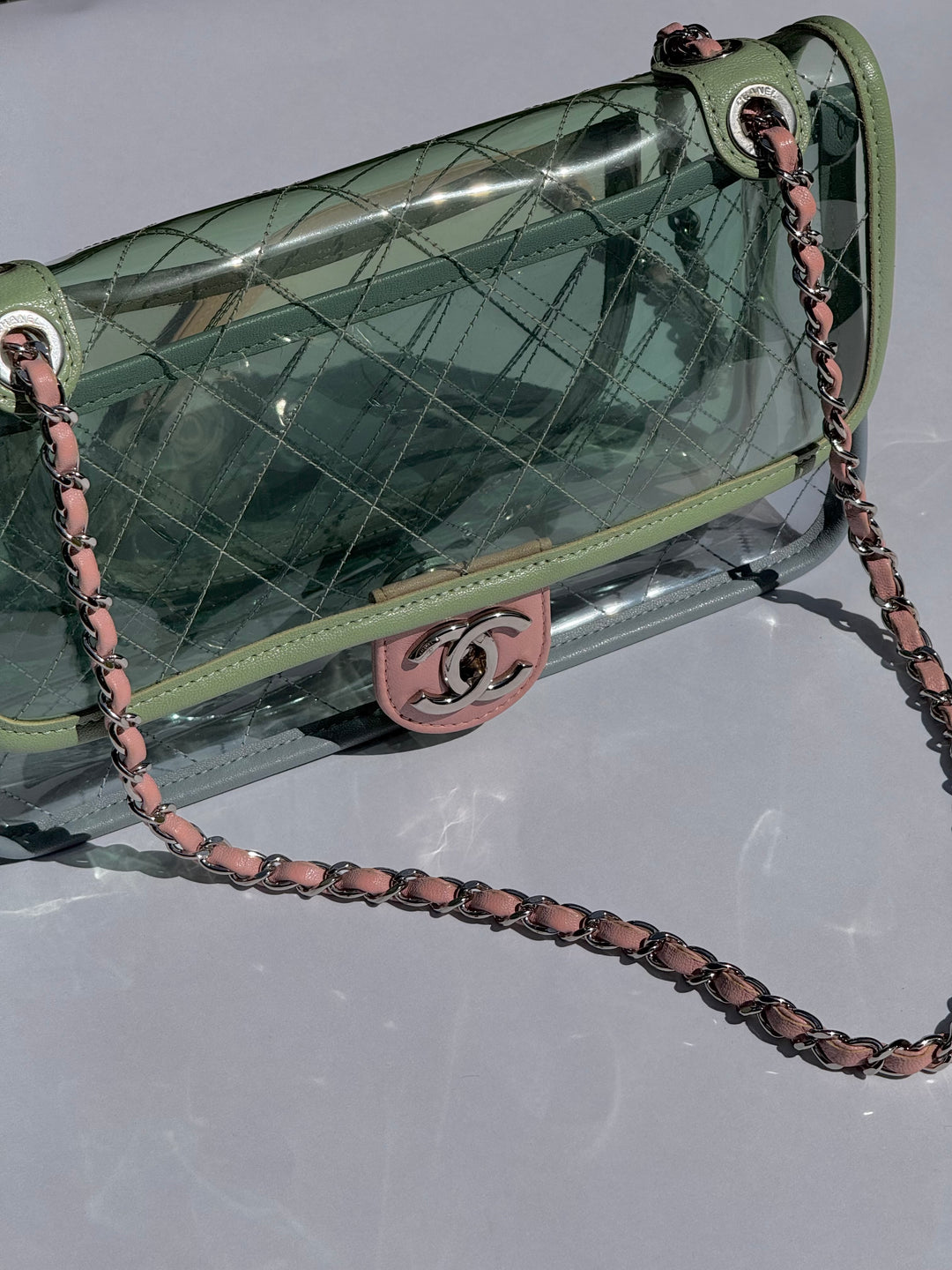 Chanel Coco Splash Medium PVC Lambskin Flap Bag