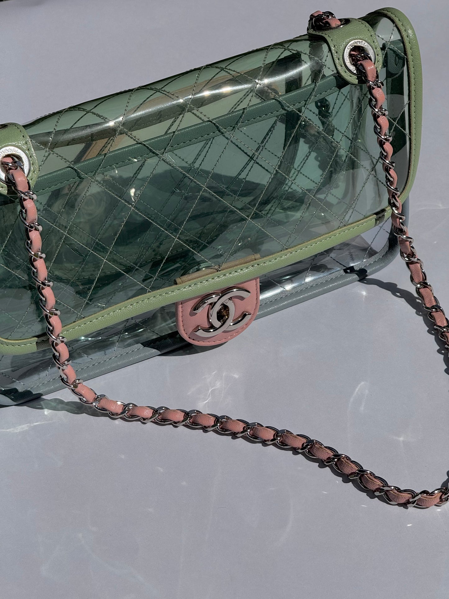 Chanel Coco Splash Medium PVC Lambskin Flap Bag