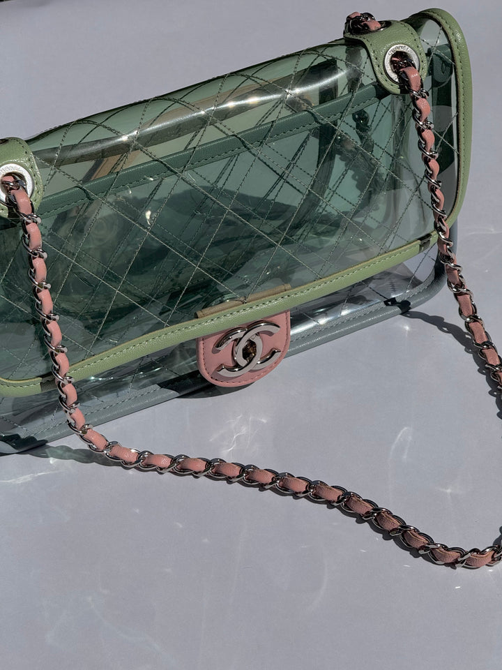 Chanel Coco Splash Medium PVC Lambskin Flap Bag