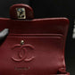 Chanel 19b Burgundy Small Caviar Classic Flap
