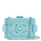 Chanel Baby Blue Plexiglass Lego Minaudiere