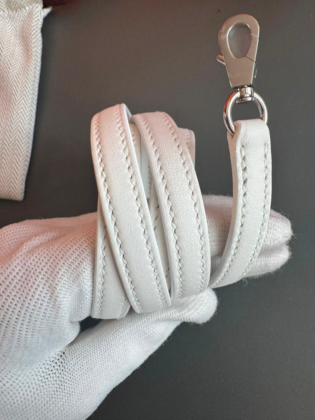 Hermès Mini Kelly Picnic Wicker New White Palladium Hardware 2020