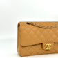 Chanel 2005 Medium Caramel Caviar Classic Flap